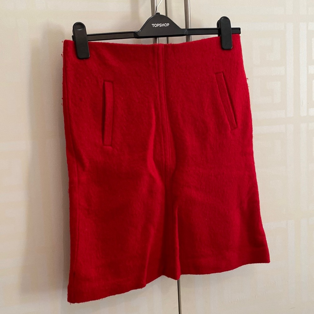 Red Pencil Skirt